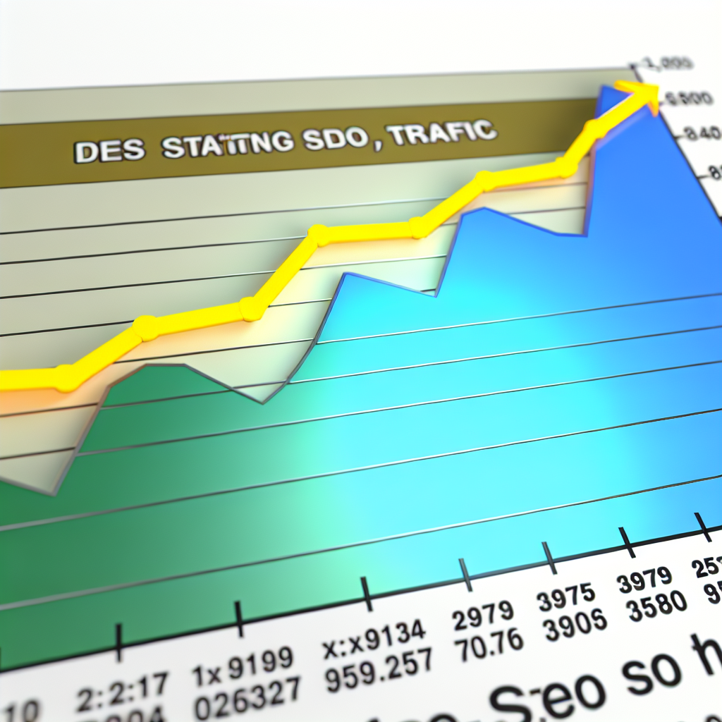 Un gráfico que muestra el crecimiento del tráfico 