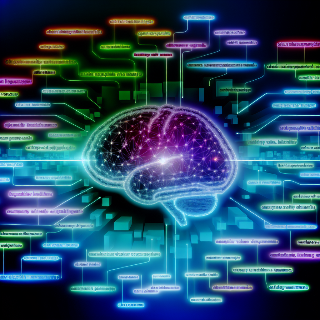 Un gráfico que muestra un cerebro digital intercon
