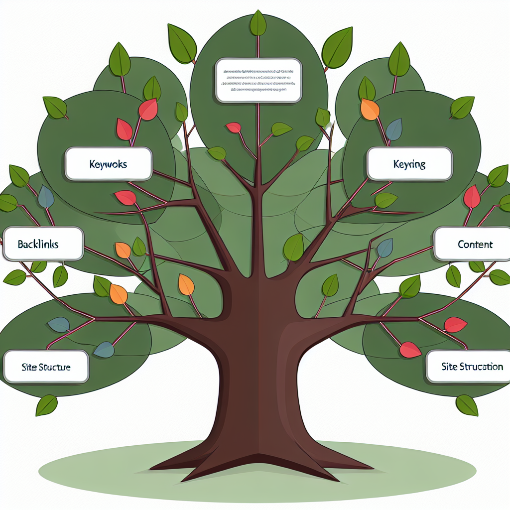 Una ilustración que muestra un árbol de datos con