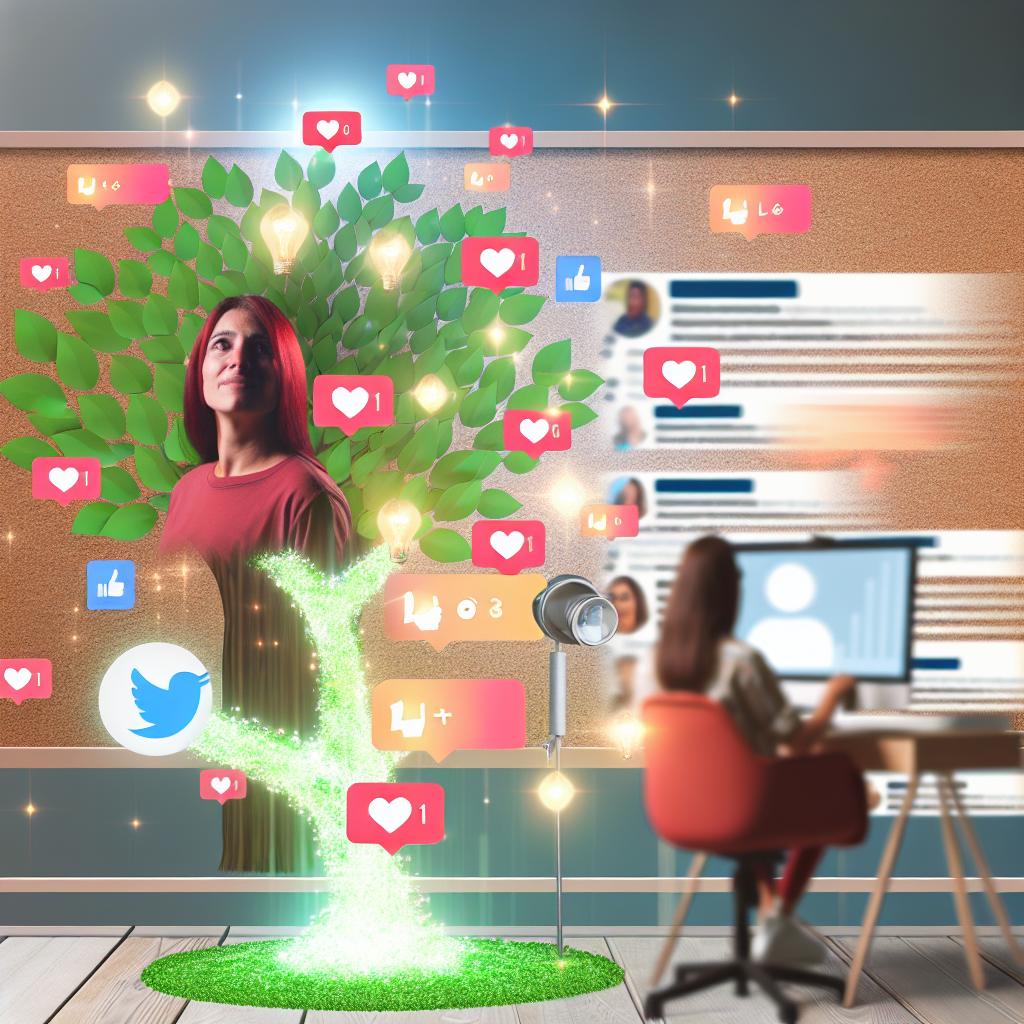 Una imagen de un influencer de redes sociales inte